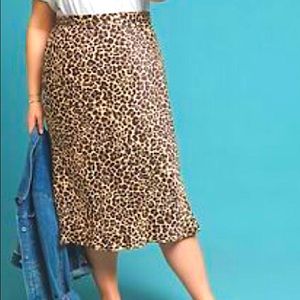 Cheetah Print Skirt